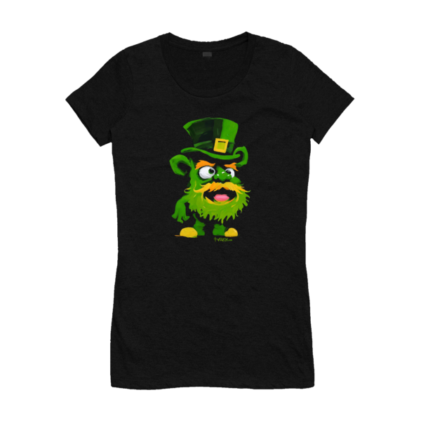 cool t-shirt ladies leprechaun t-shirt