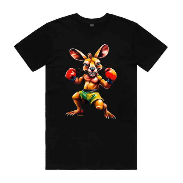 cool t-shirt mens boxing kangaroo t-shirt