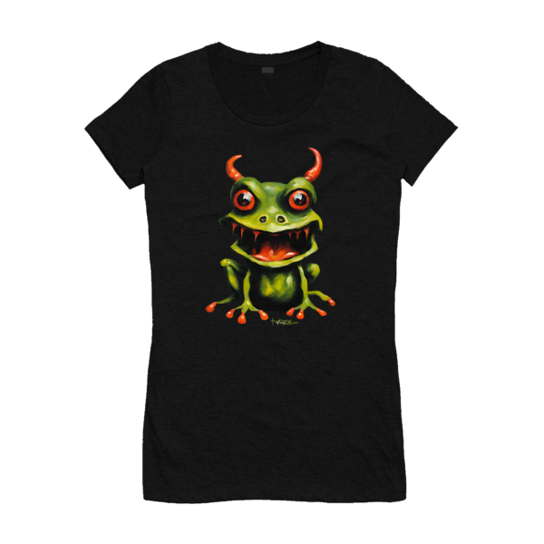 cool t-shirt ladies bullfrog t-shirt