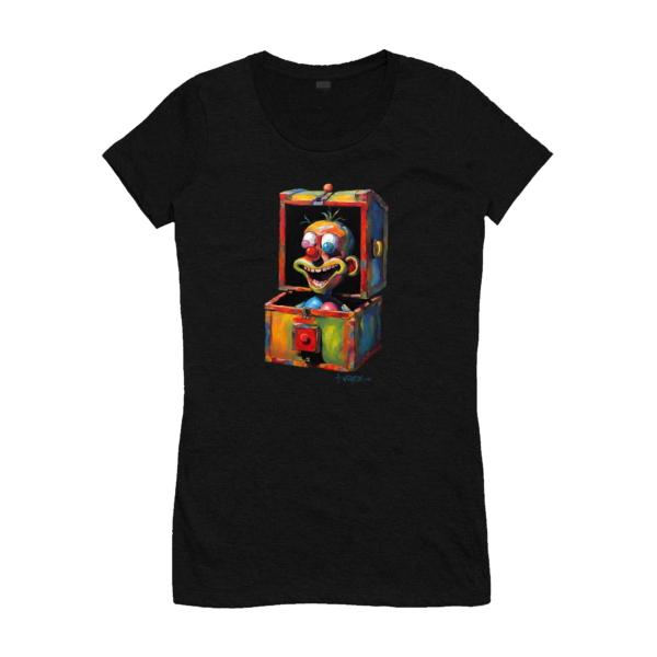cool t-shirt ladies jack-in-the-box t-shirt