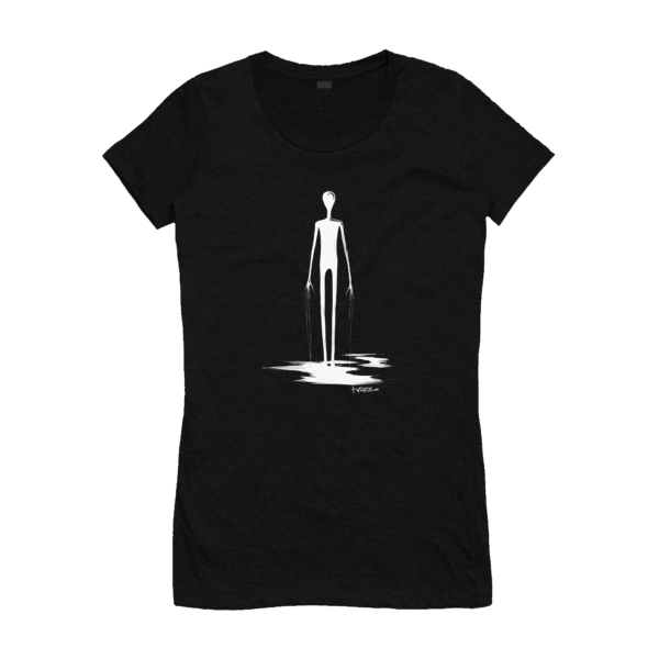 cool t-shirt ladies slender man t-shirt