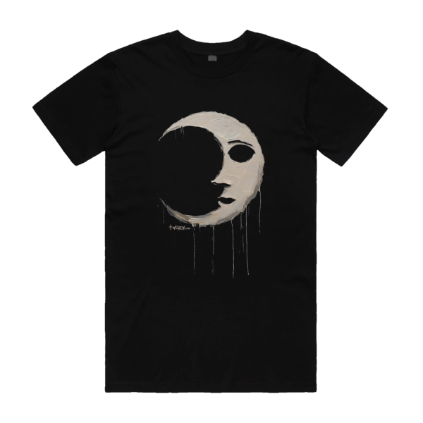 cool t-shirt mens moon face shirt