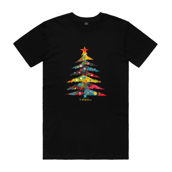 cool t-shirt mens christmas tree t-shirt