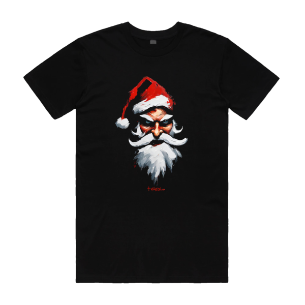 cool t-shirt mens santa t-shirt