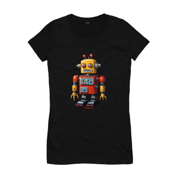 cool t-shirt ladies robot shirt
